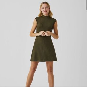 Brand new with tags Spanx faux suede A-line mini skirt